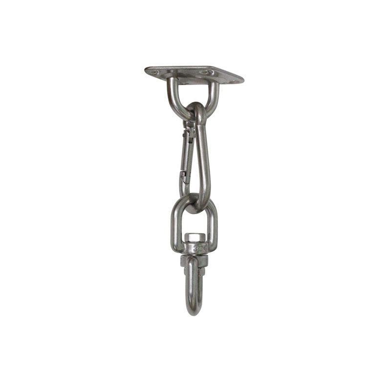 ELYFLAIR® Heavy Duty Ceiling Hook - Carabiner Hook for Hanging Chair, Punch  Bag, Swing, Hammock - High